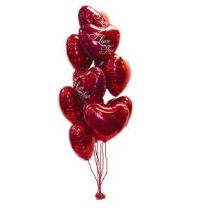 купить гелиевые шары в форме сердца  - купить с доставкой в по Аксаю